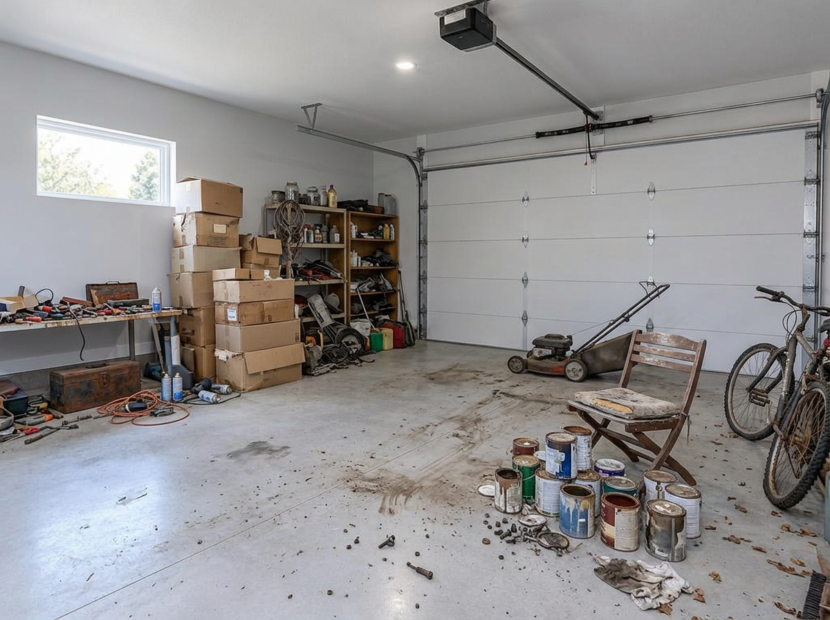 Garage avant intervention